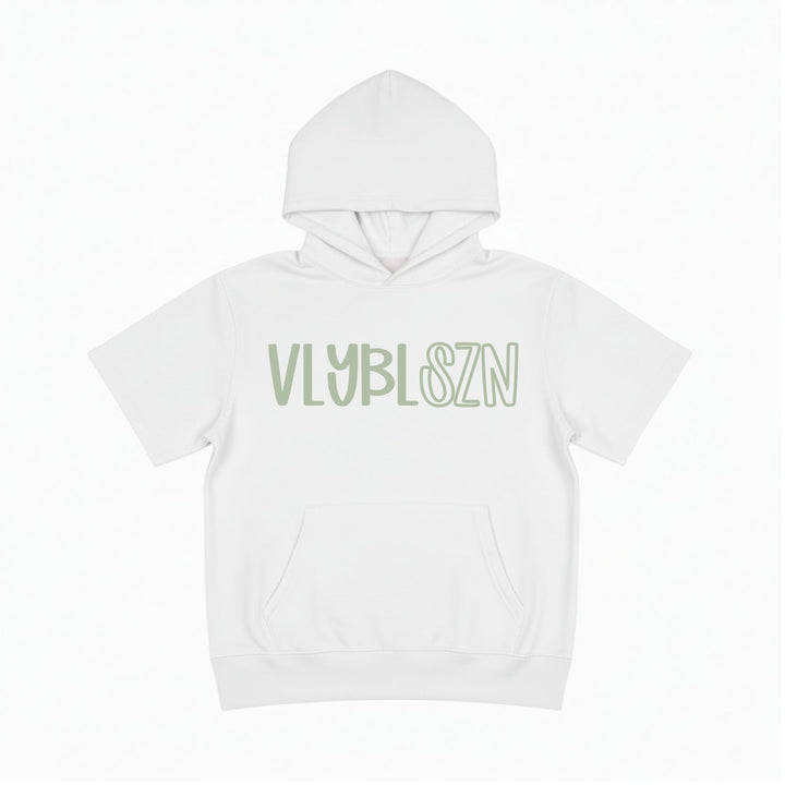 Volleyball Short Sleeve Hoodie