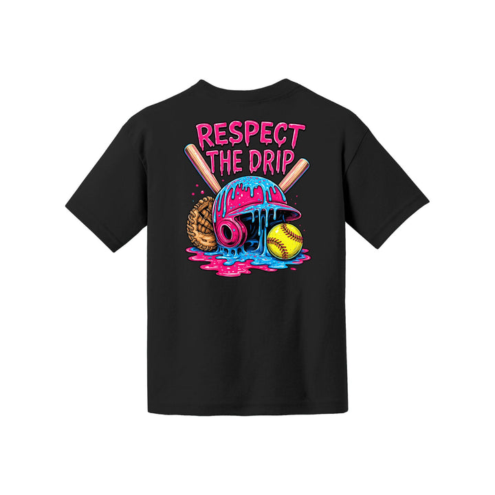 Respect the Drip Softball Youth Tee