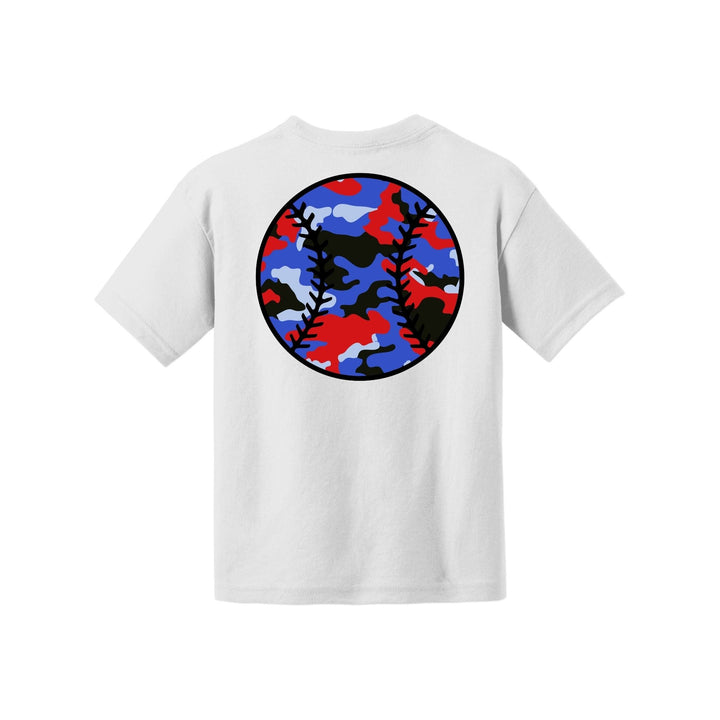 Camo Baseball Youth Tee