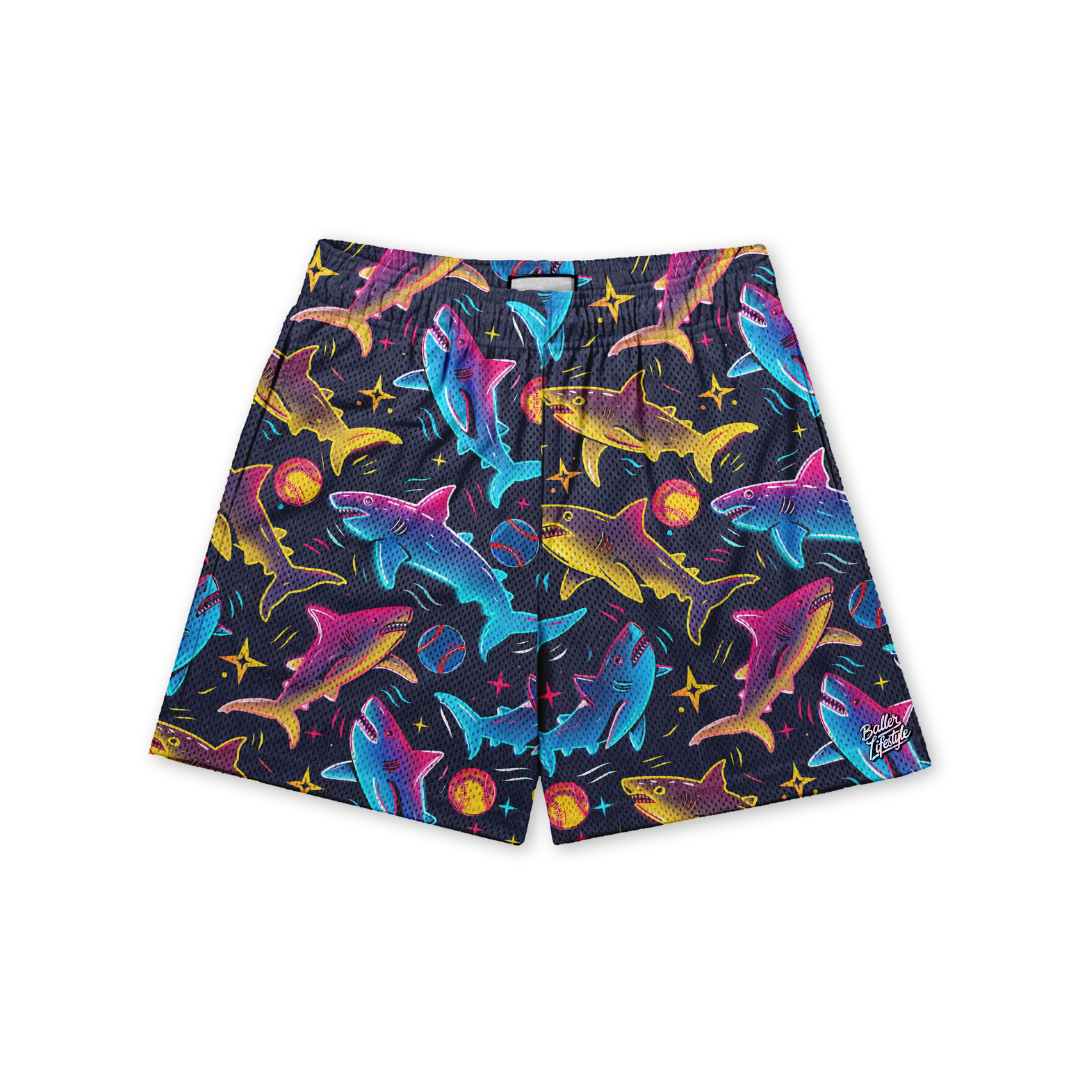 Shark Baseball Shorts Clearance