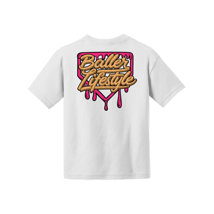 Baller Lifestyle Ice Cream Drip Youth Tee