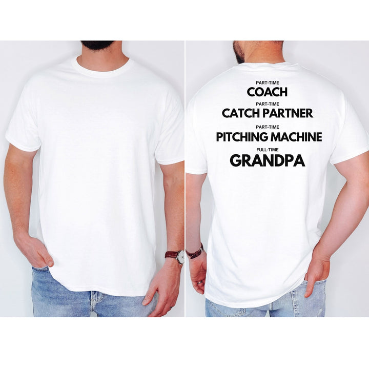 Baseball Grandpa Adult Tee