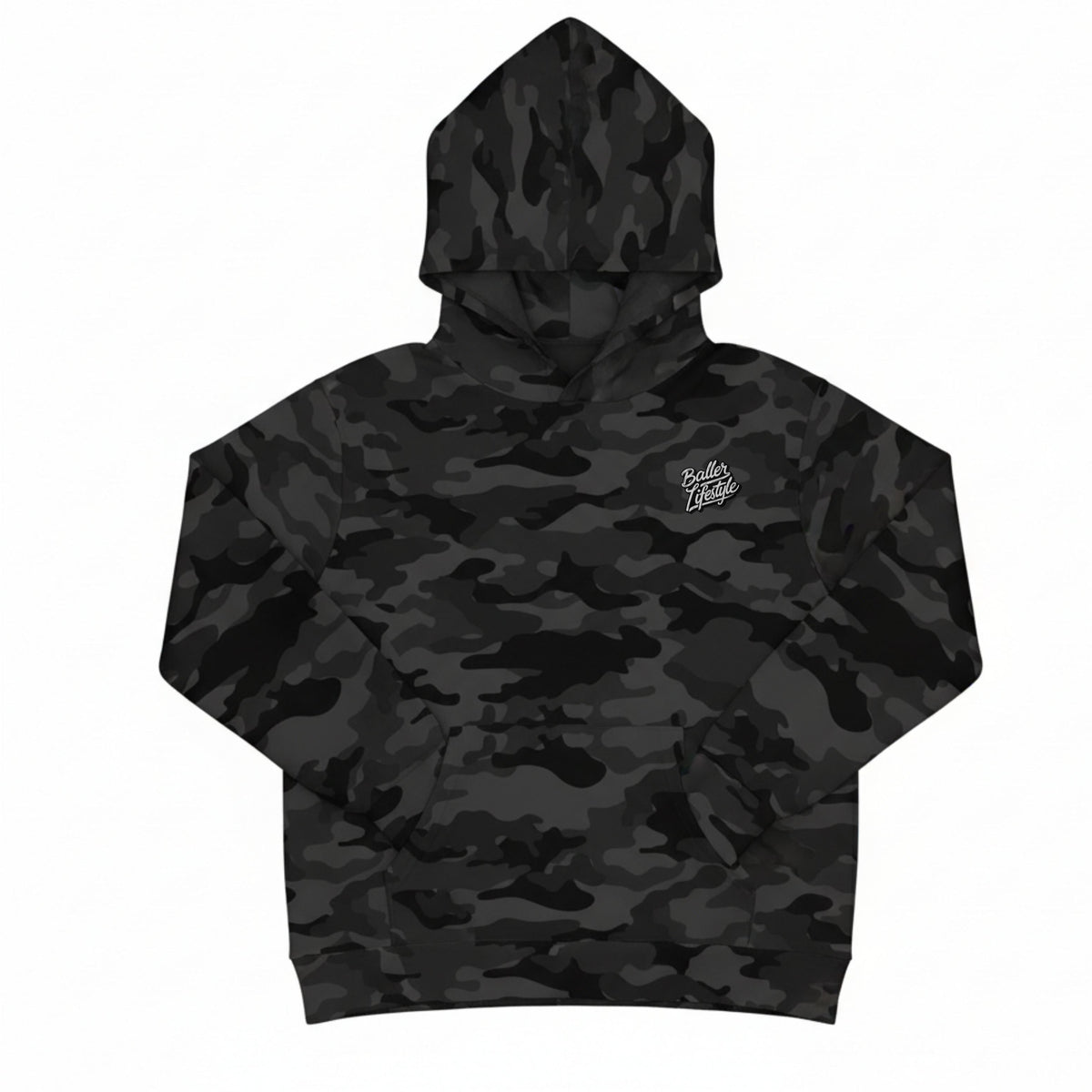Baller Lifestyle Camo Hoodie Clearance