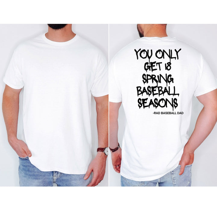 Baseball Dad Adult Tee