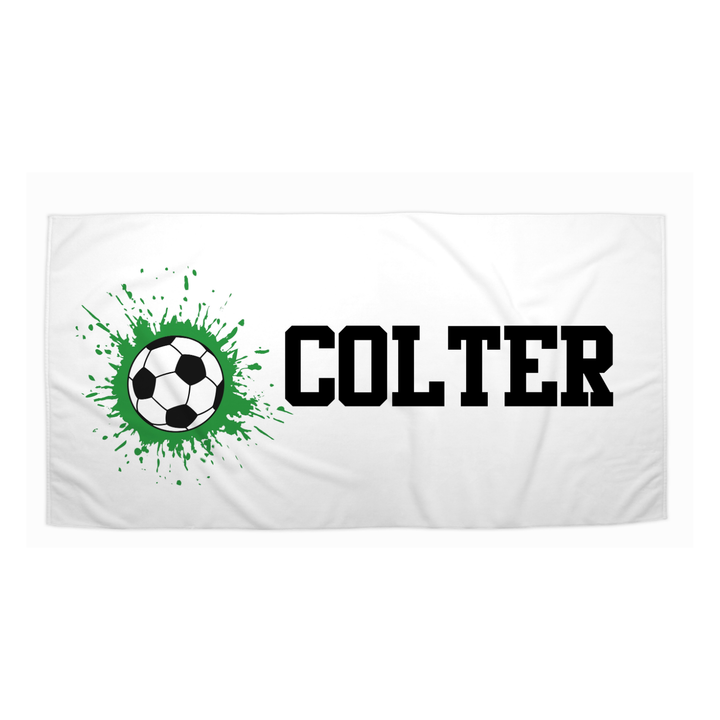 The Colter Soccer Beach Towel