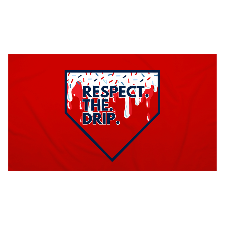 The Respect the Drip Beach Towel