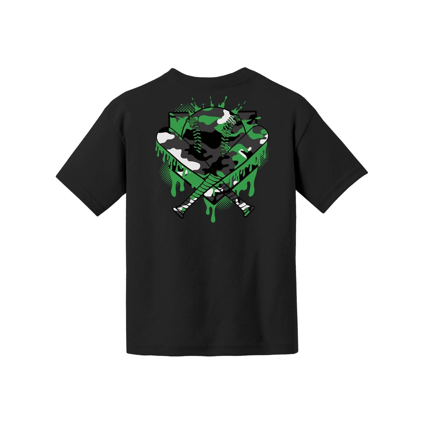 Camo Baseball Youth Tee