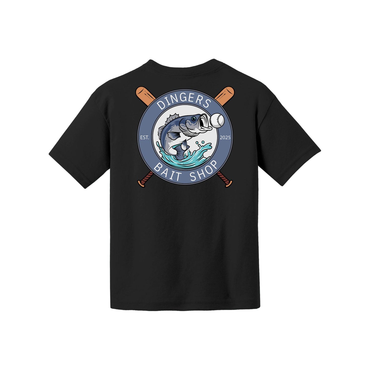 Dinger Bait Shop Fishing Youth Tee