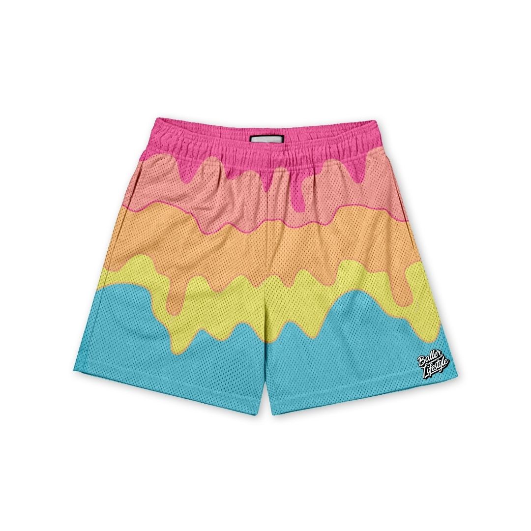 Ice Cream Drip Shorts Clearance