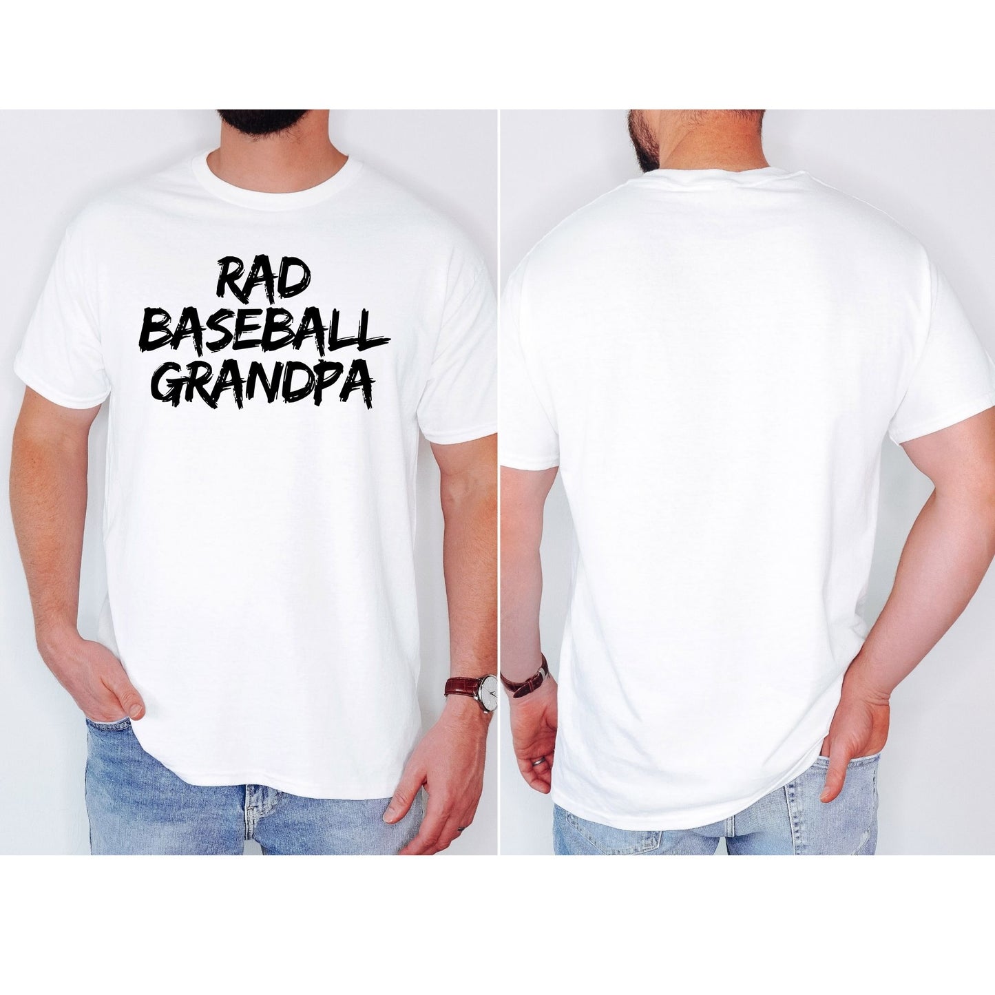 Baseball Grandpa Adult Tee