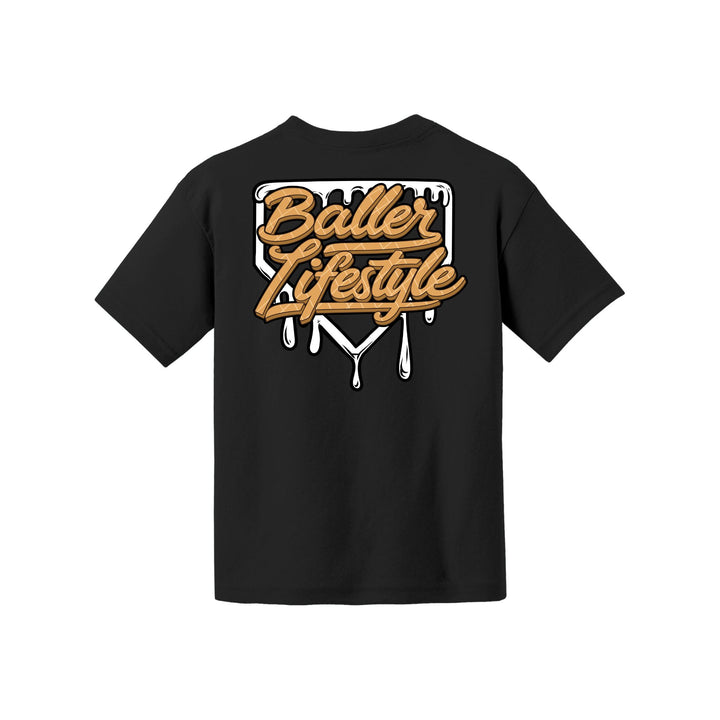 Baller Lifestyle Ice Cream Drip Youth Tee