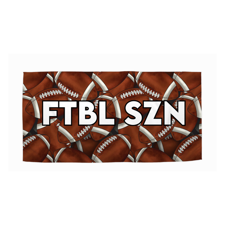 The Football SZN Beach Towel