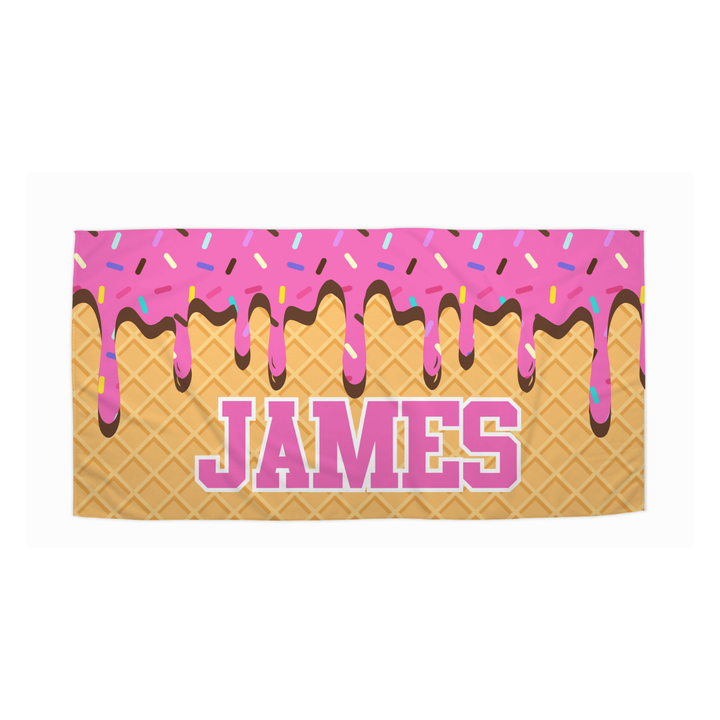 The James Sprinkle Drip Beach Towel