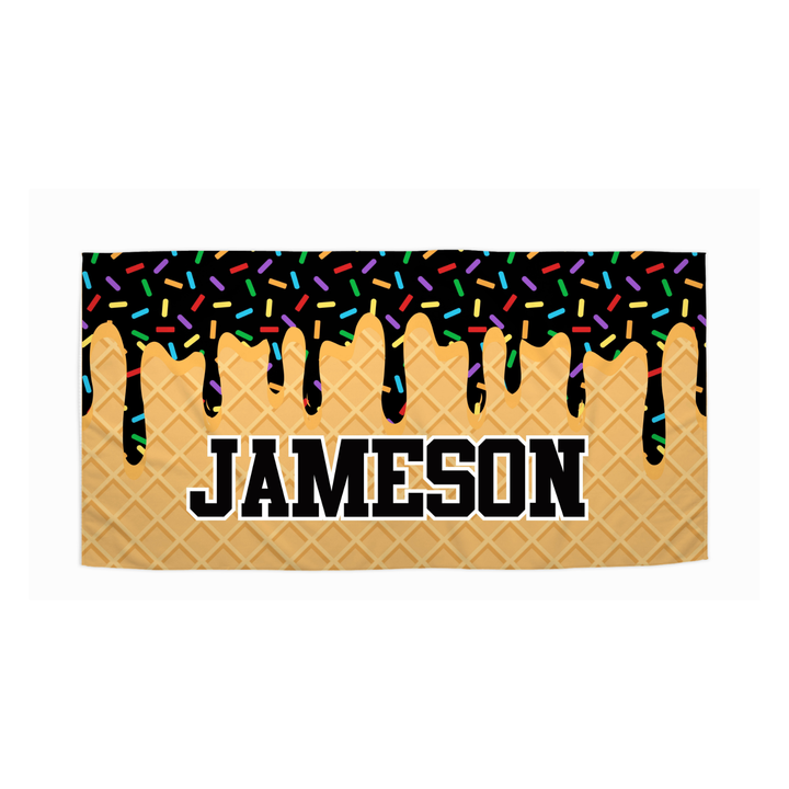 The Jameson Sprinkle Drip Beach Towel