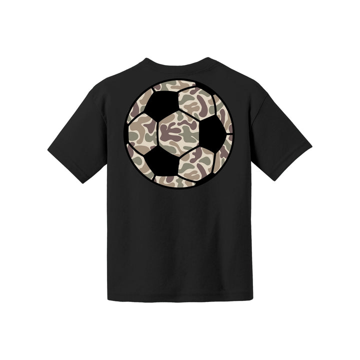 Camo Soccer Drip Youth Tee