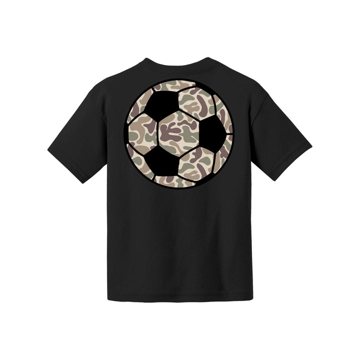 Camo Soccer Drip Youth Tee