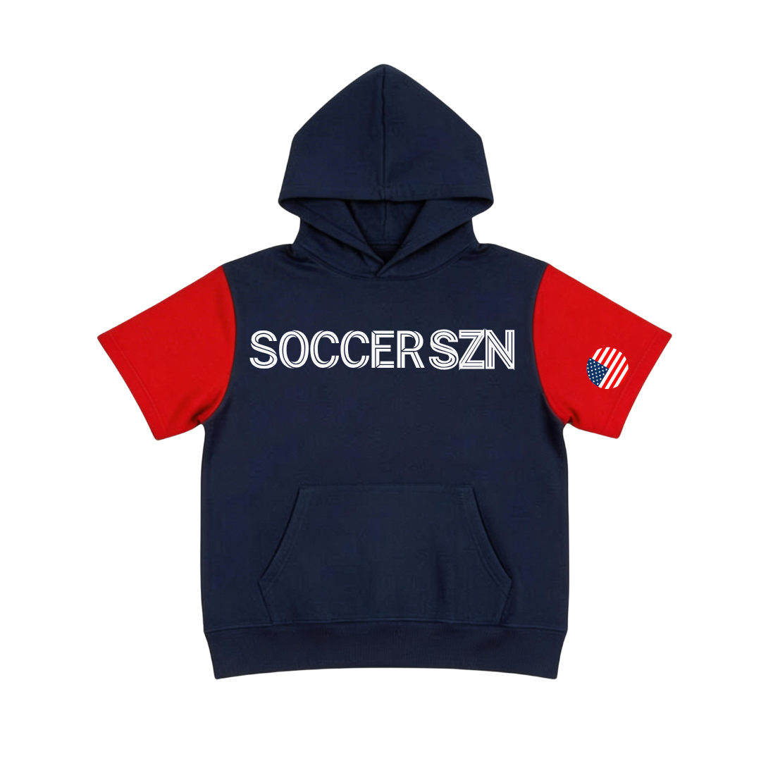 USA Soccer Short Sleeve Hoodie