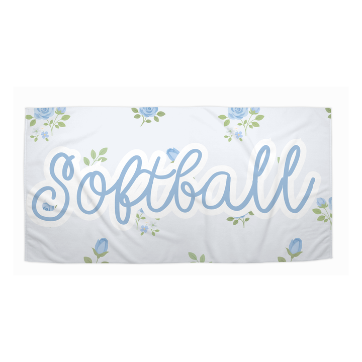 Softball Beach Towel