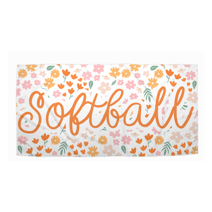 Softball Beach Towel
