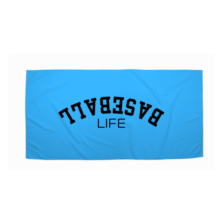 Baseball Life Beach Towel