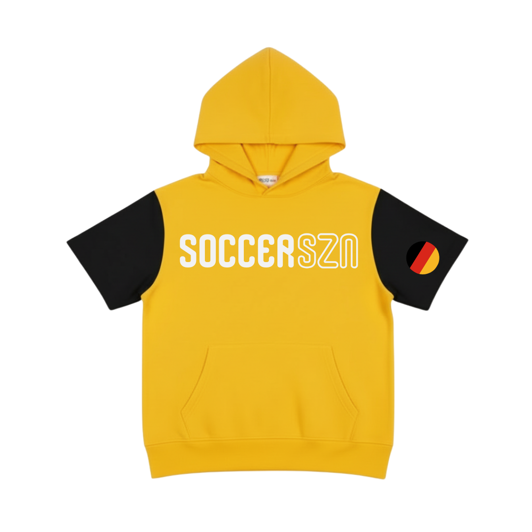 Germany Soccer Short Sleeve Hoodie