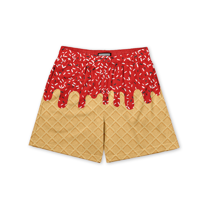 Ice Cream Drip Shorts Clearance
