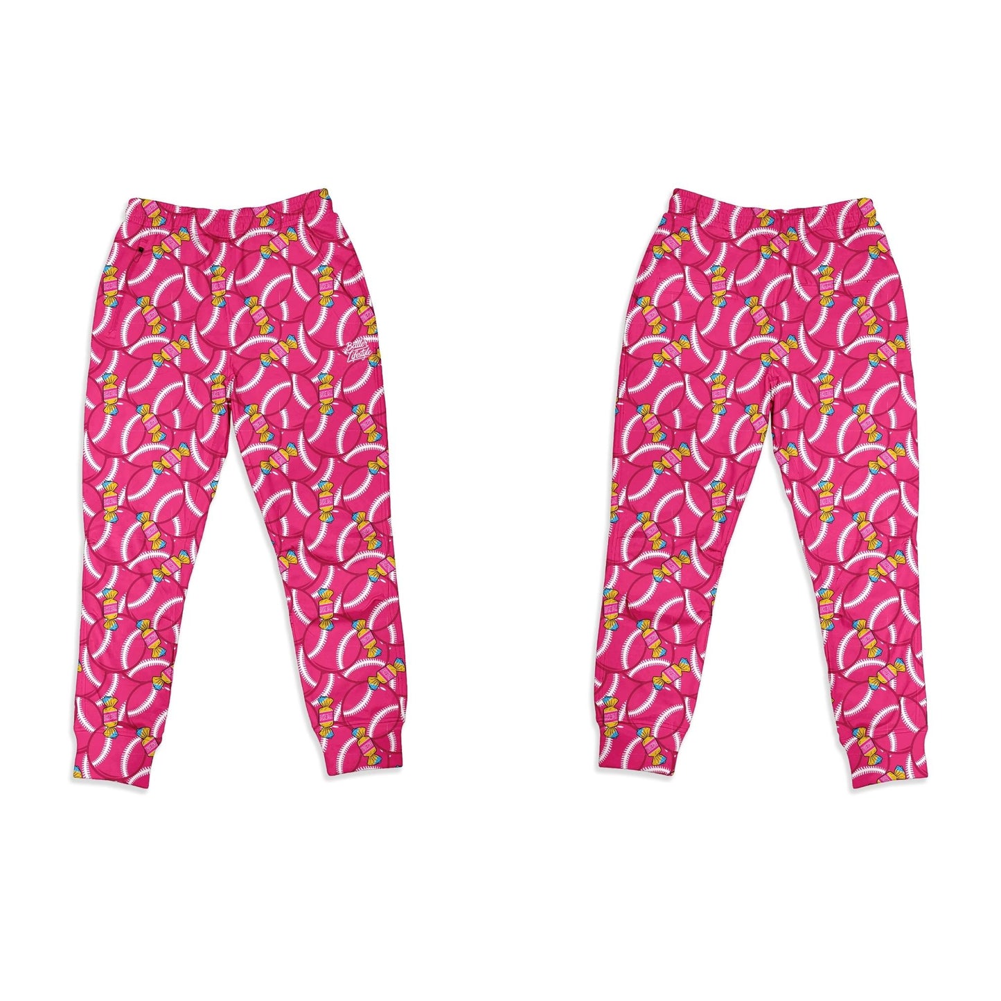 Baller Lifestyle Doubles and Bubbles Baseball Joggers