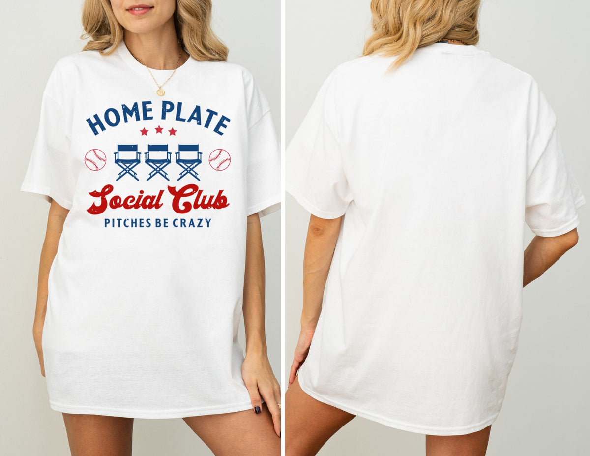 Home Plate Social Club Adult Tee