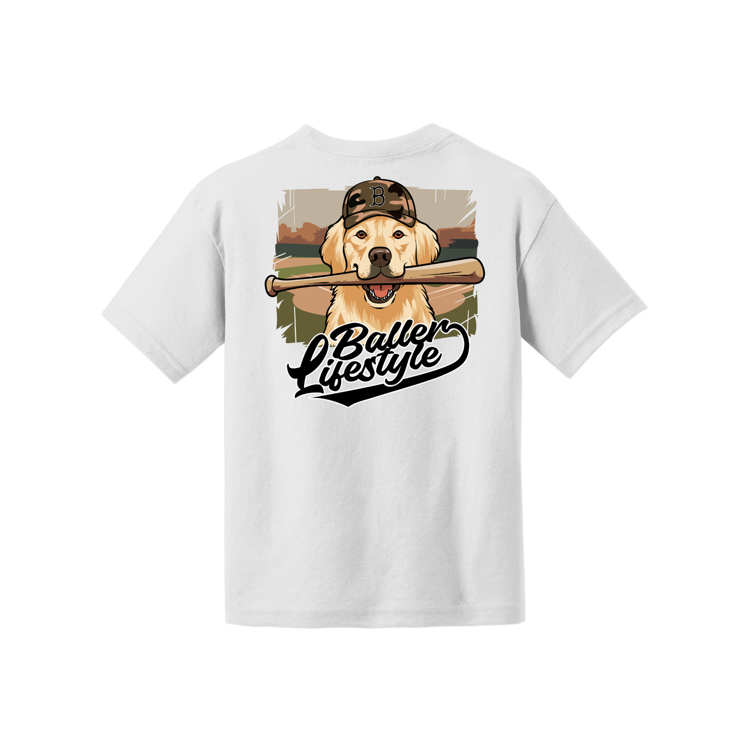 Baseball Dog Youth Tee
