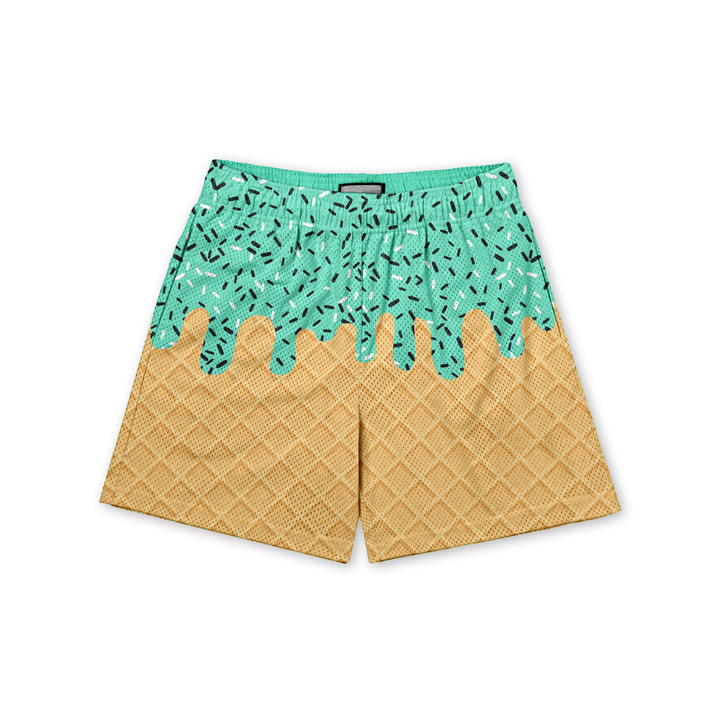 Ice Cream Drip Shorts Clearance