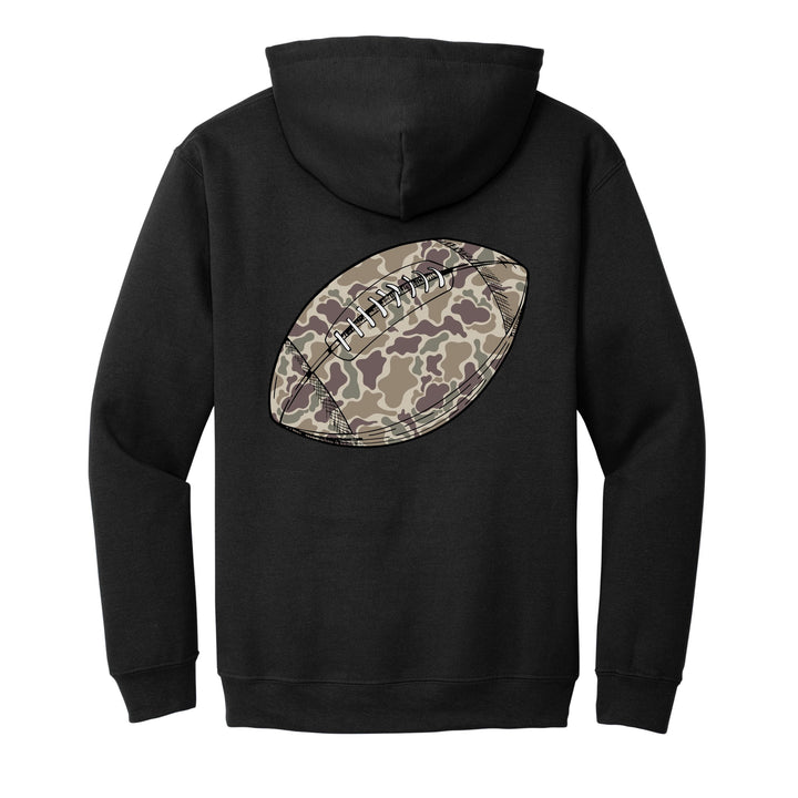 Football camo Adult Hoodie