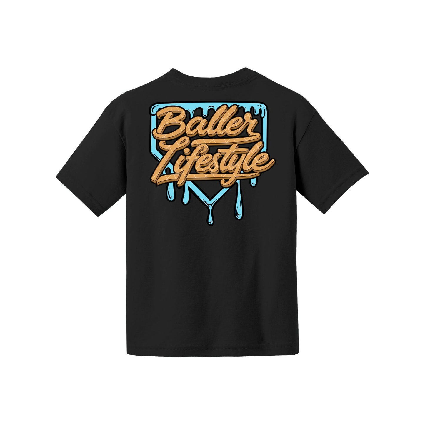 Baller Lifestyle Ice Cream Drip Youth Tee