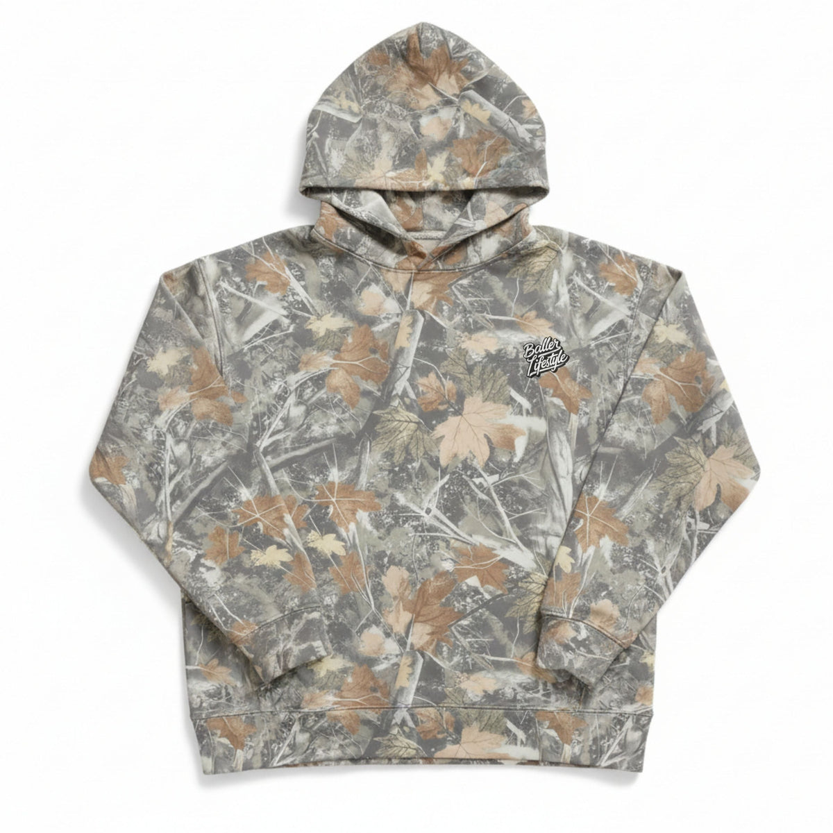 Baller Lifestyle Camo Hoodie Clearance