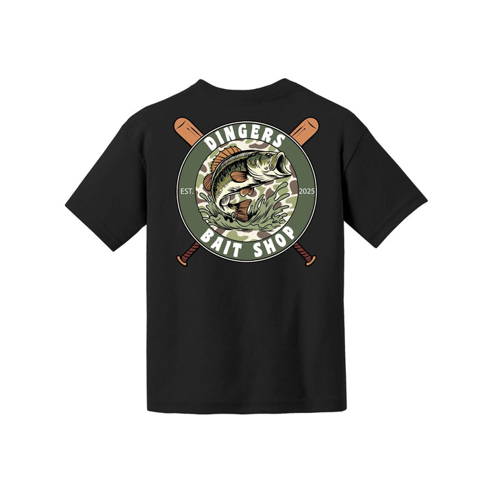 Dinger Bait Shop Fishing Youth Tee