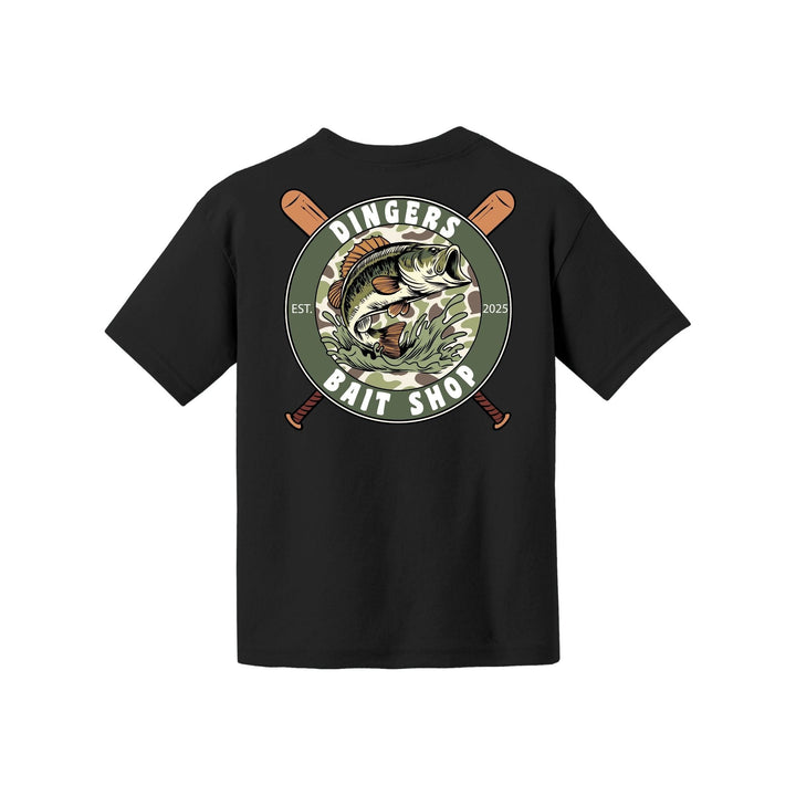 Dinger Bait Shop Fishing Youth Tee