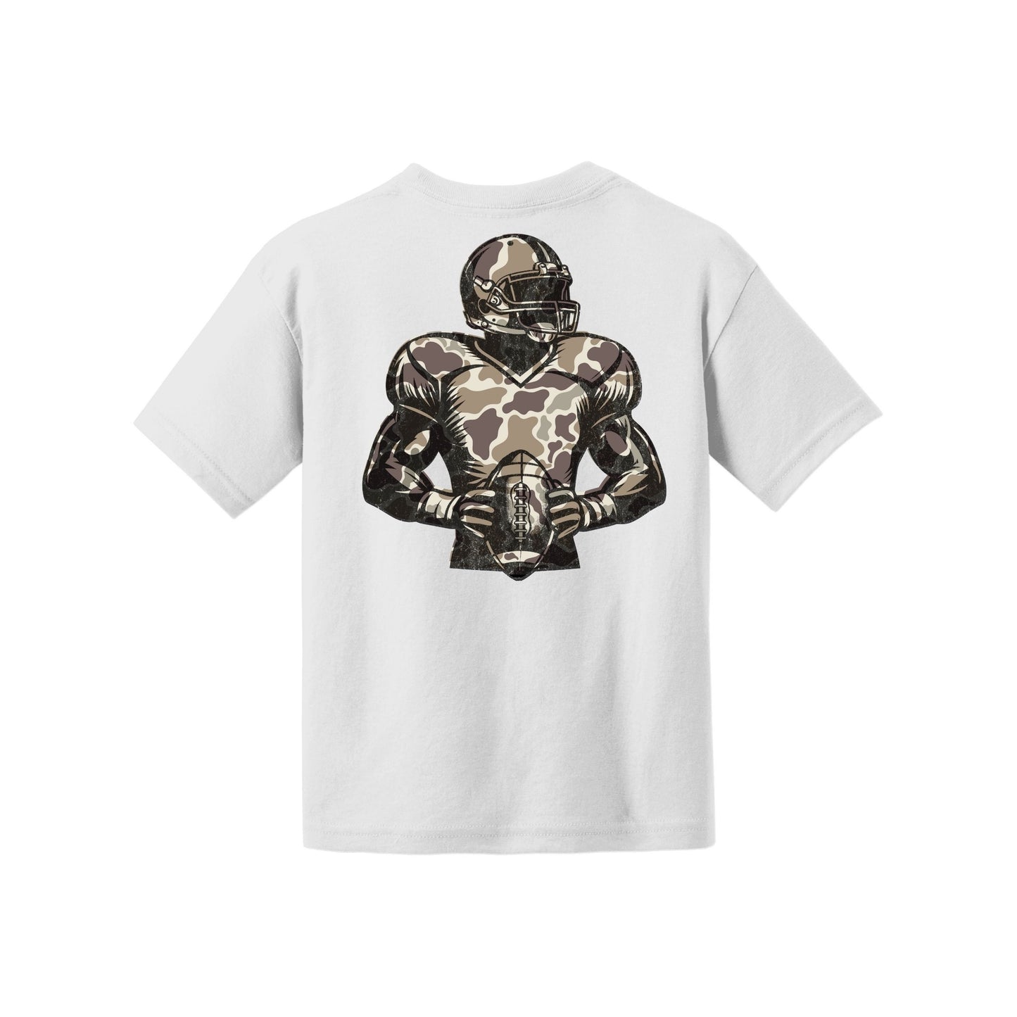Camo Football Drip Youth Tee