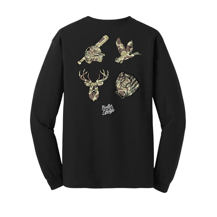 Baseball Youth Long Sleeve Tee