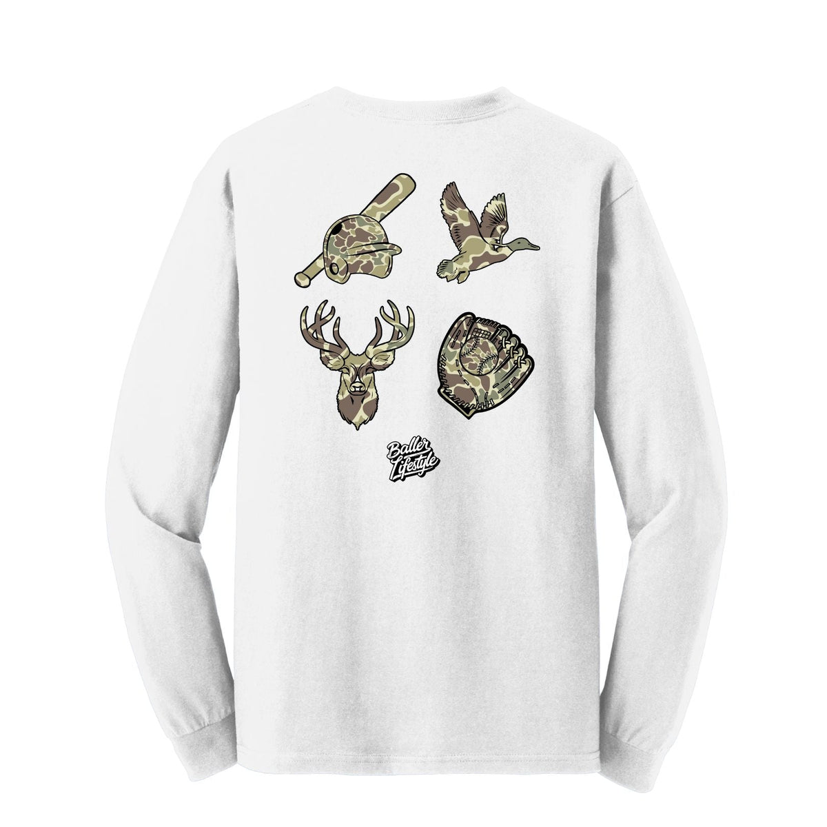 Baseball Youth Long Sleeve Tee