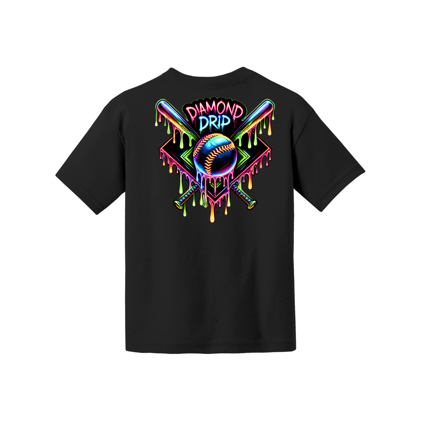 Diamond Baseball Drip Youth Tee