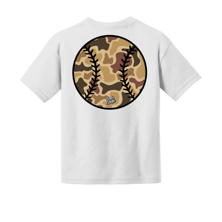 Camo Baseball Youth Tee
