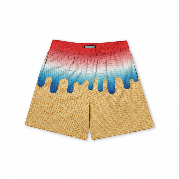 Ice Cream Drip Shorts