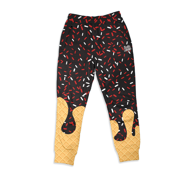 Baseball Ice Cream Drip Joggers