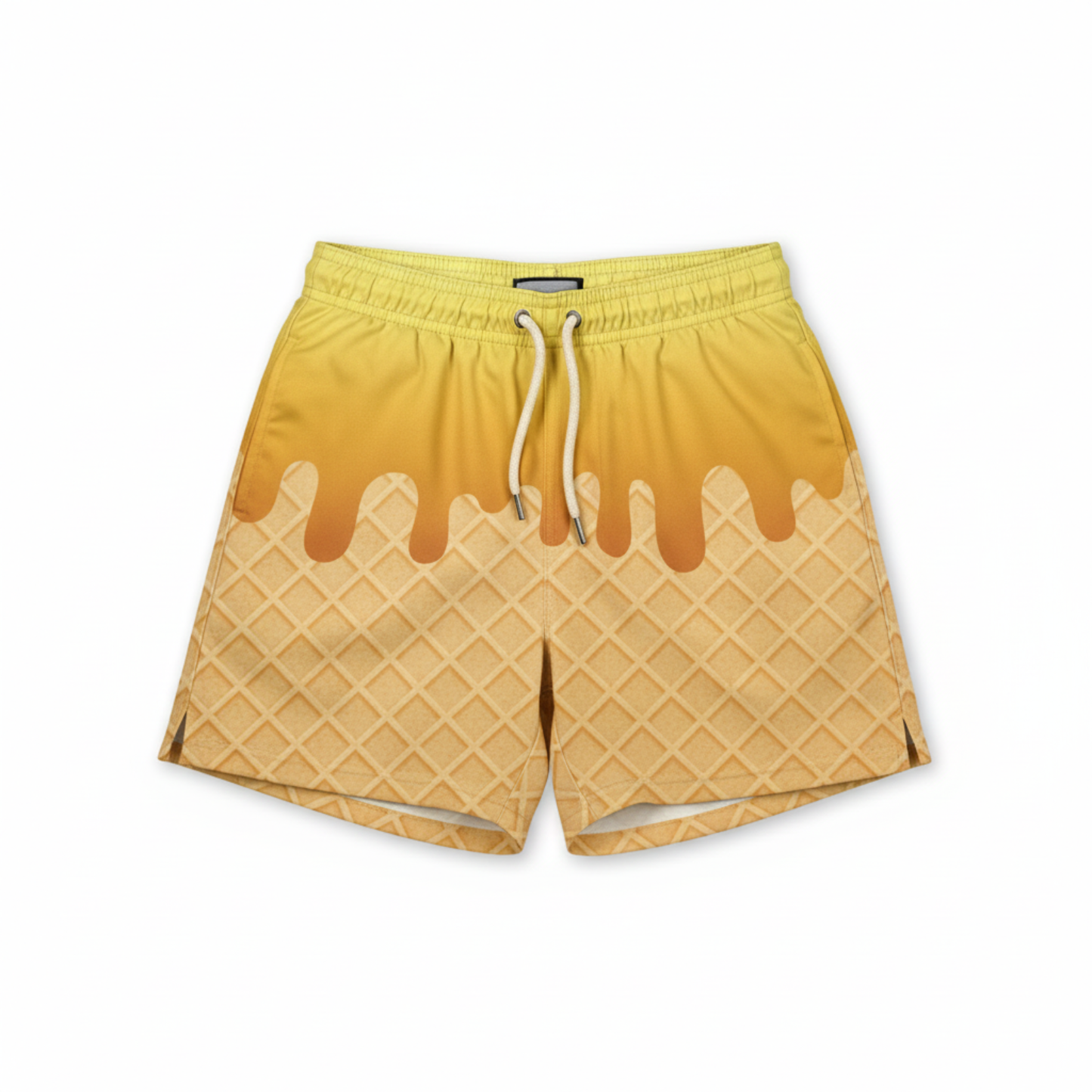 Ice Cream Drip swim trunks