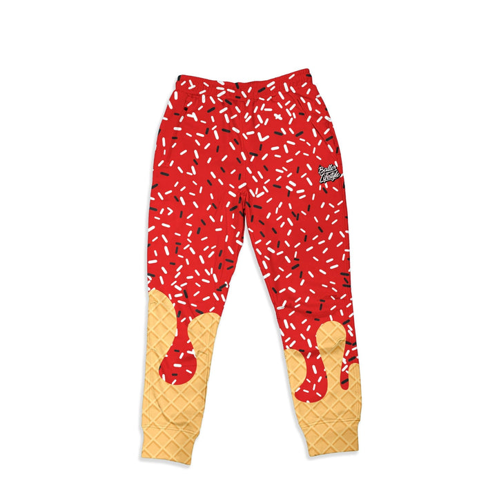 Baseball Ice Cream Drip Joggers