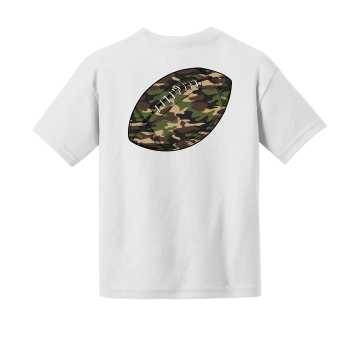 Camo Football Youth Tee