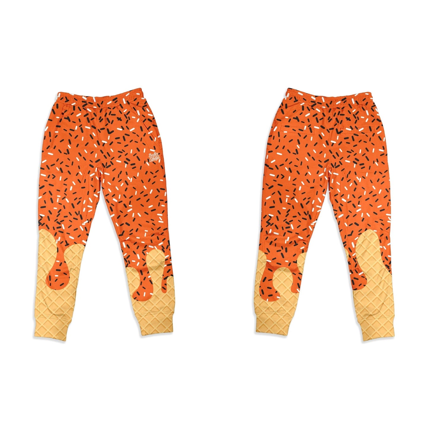 Baseball Ice Cream Drip Joggers