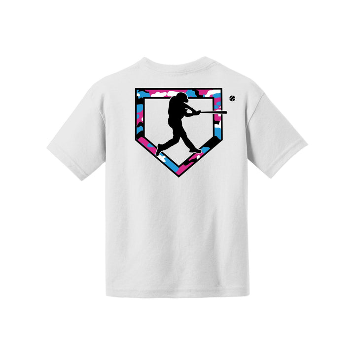 Camo Baseball Youth Tee