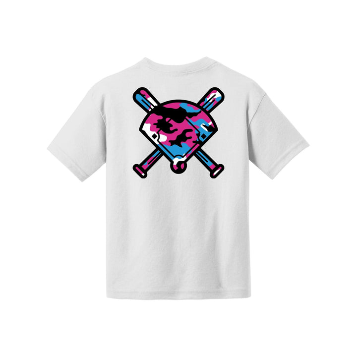 Camo Baseball Youth Tee
