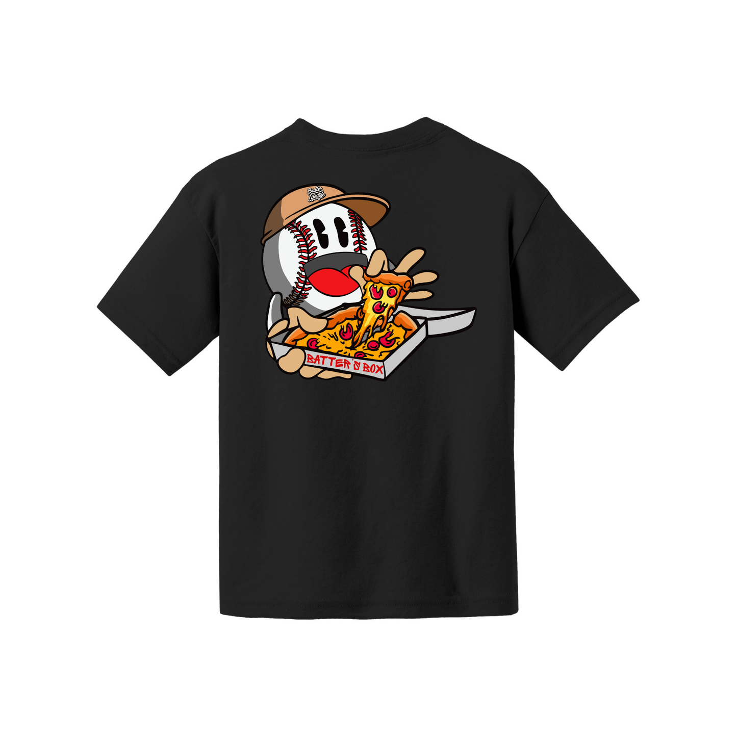 Batter Up Pizza Youth Tee