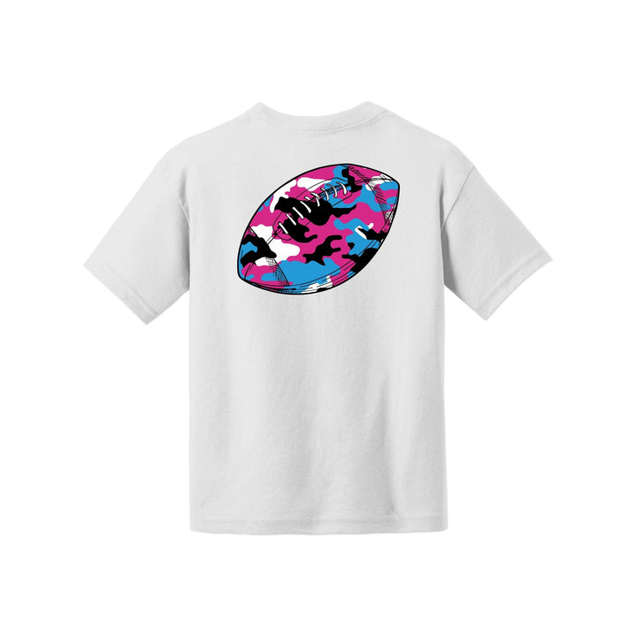 Camo Football Youth Tee